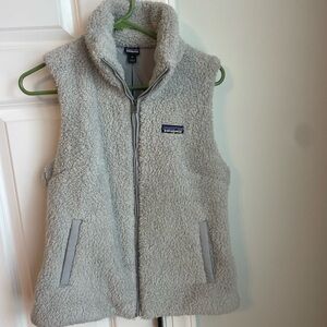 Patagonia Light Gray Fleece Vest